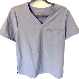 Figs womens ***retired*** vapor Blue space dye Scrub Shirt